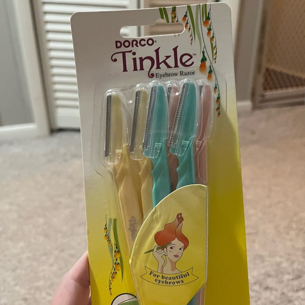 Dorco Tinkle Eyebrow Razors - Multicolor Set